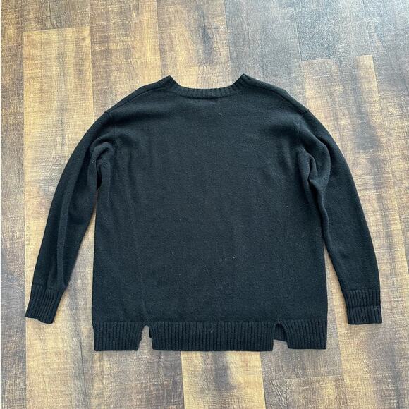 J. Crew Collection Black 100% Italian Cashmere Size Small - Picture 5 of 9